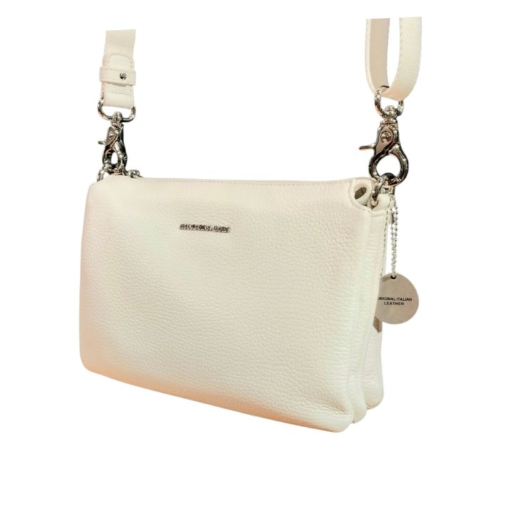MANDARINA DUCK MELLOW LEATHER Handtasche weiß